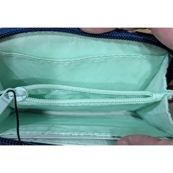 Vera Bradley RFID Petite Zip Around Wallet In Floral Bursts NWT - Picture 4 of 5